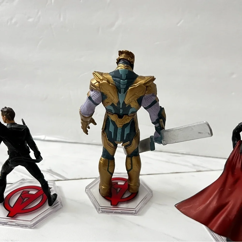 Disney Marvel Avengers Endgame PVC Figures With Display Stand Toys Kids 3 PCS